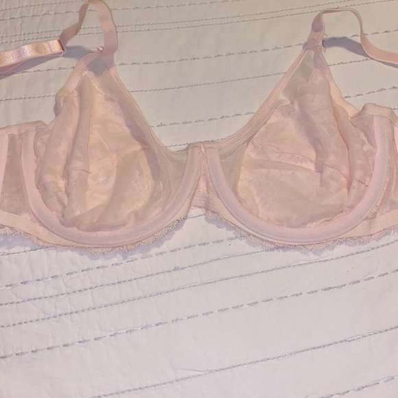 Deesse blush pink bra no padding with underwire - Picture 2 of 7
